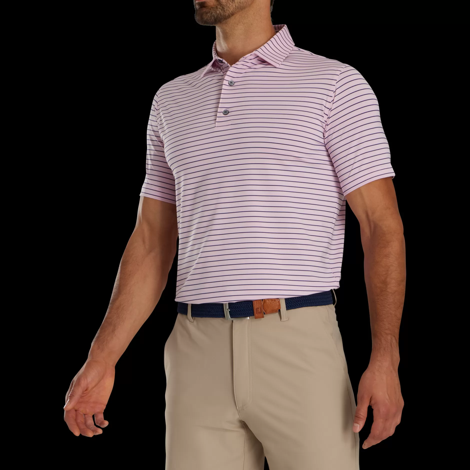 Flash Sale Athletic Fit Classic Stripe Lisle Shirts