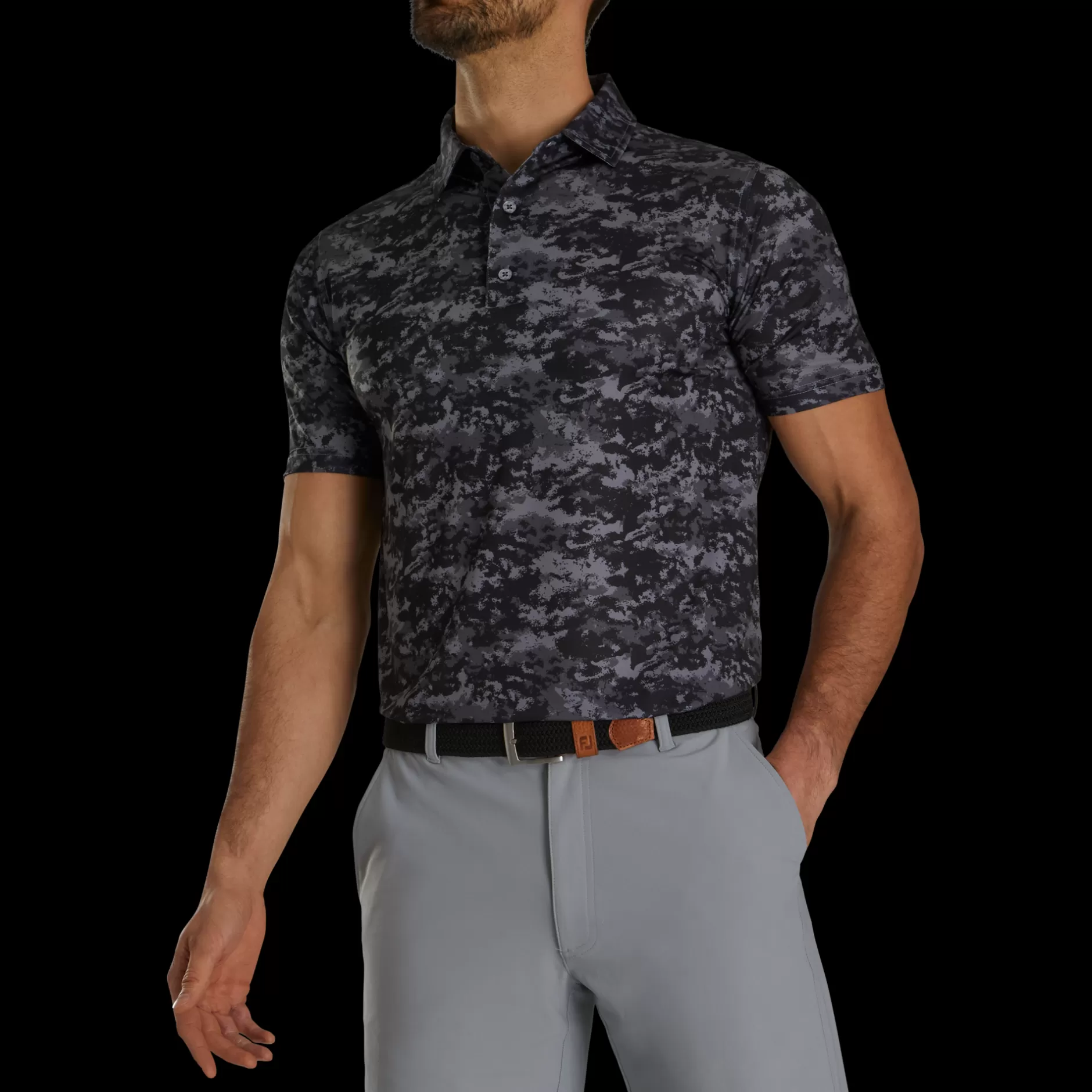 Clearance Athletic Fit Cloud Camo Lisle Shirts