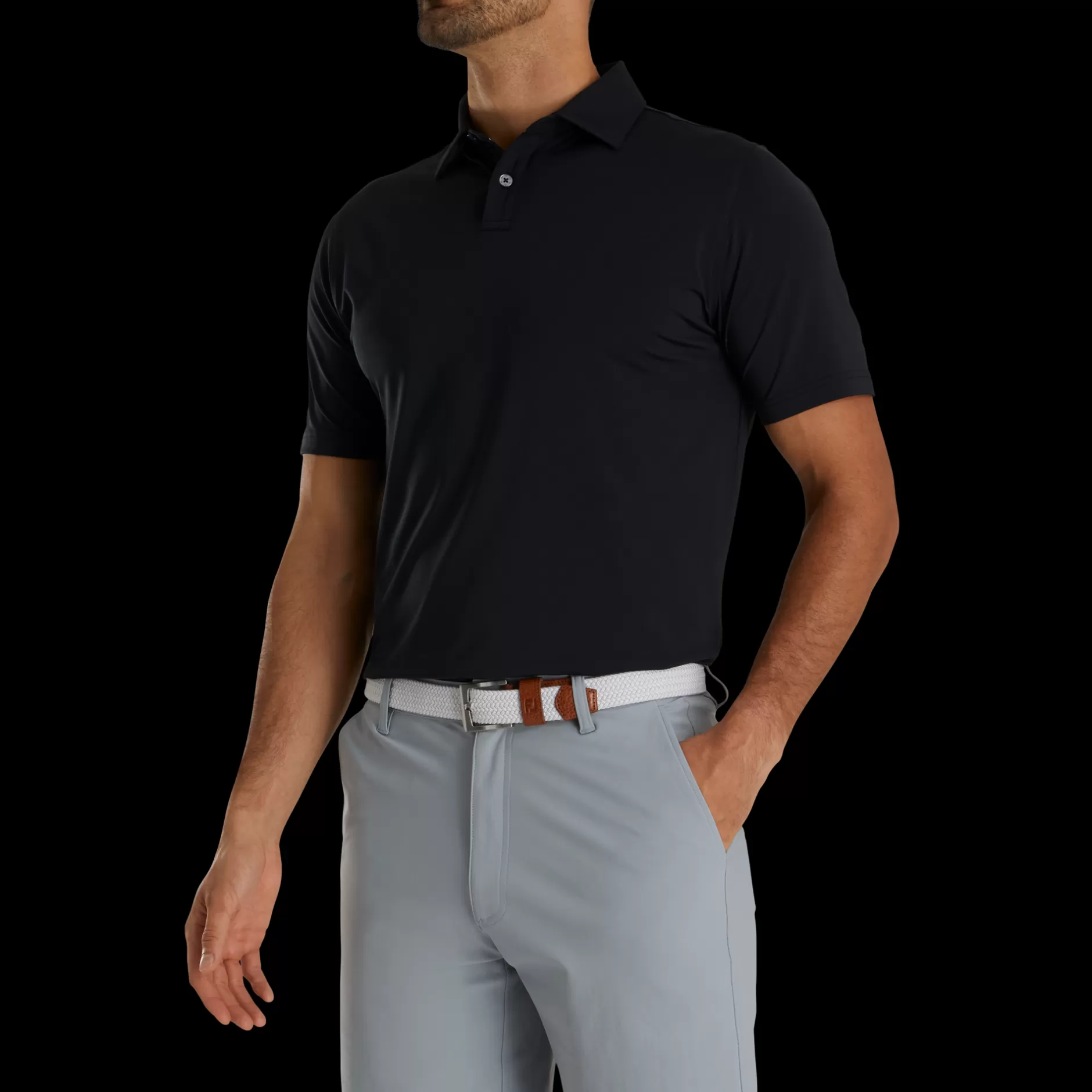 Discount Athletic Fit Solid Lisle Shirts