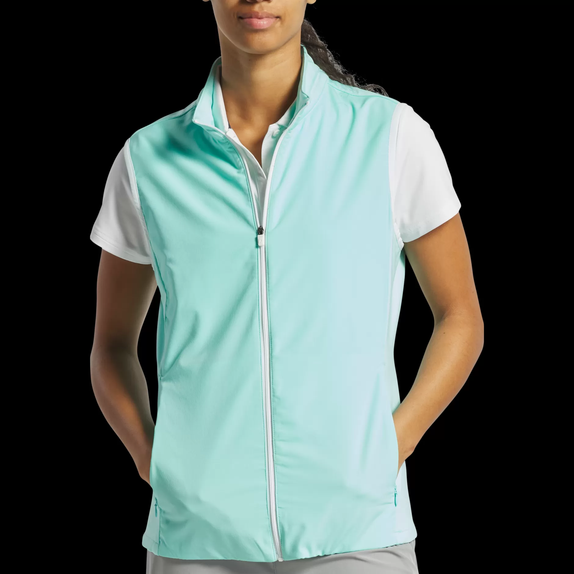 Store Full-Zip Vest Women Women Base / Mid-Layers