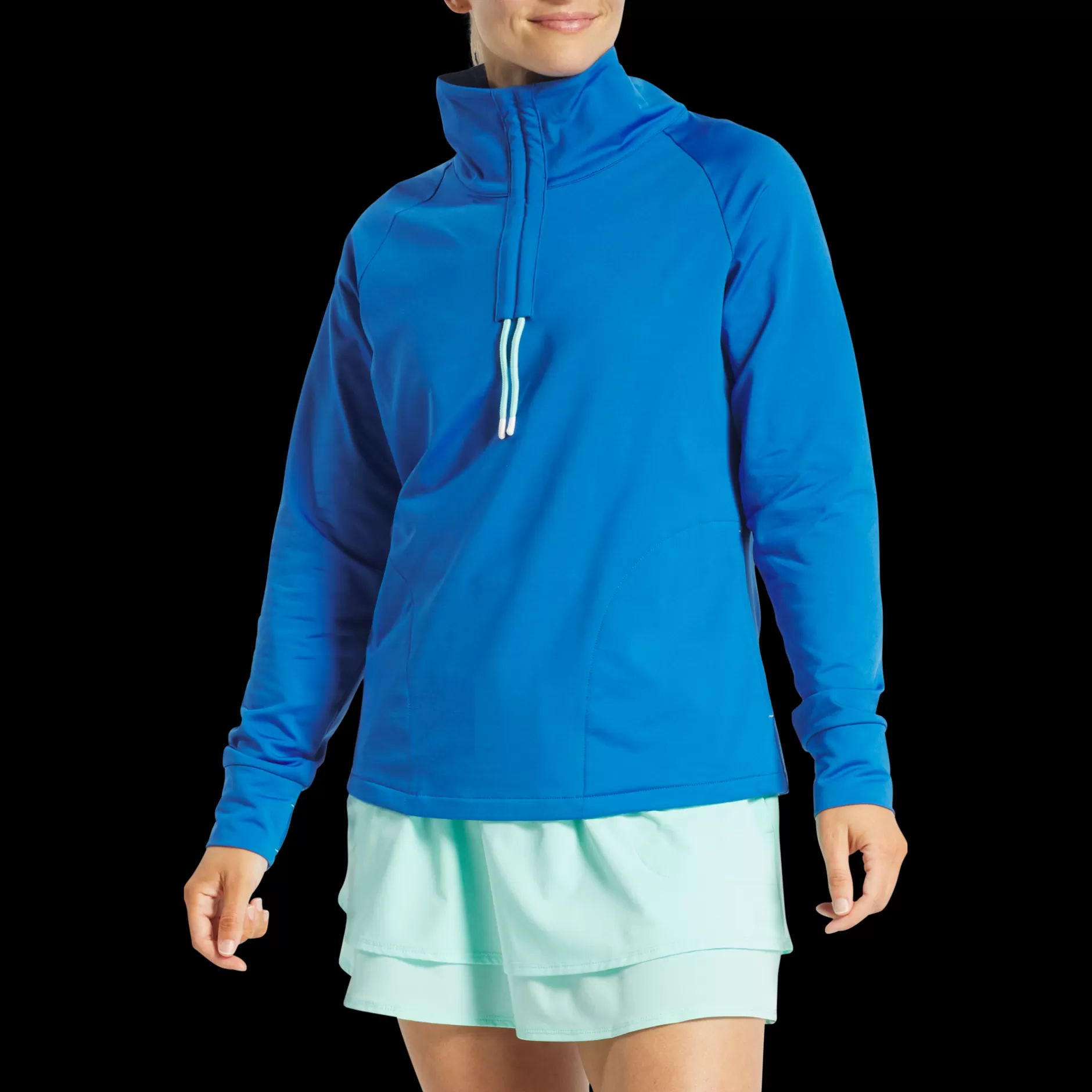 Flash Sale Funnel Collar Pullover Women Women Base / Mid-Layers