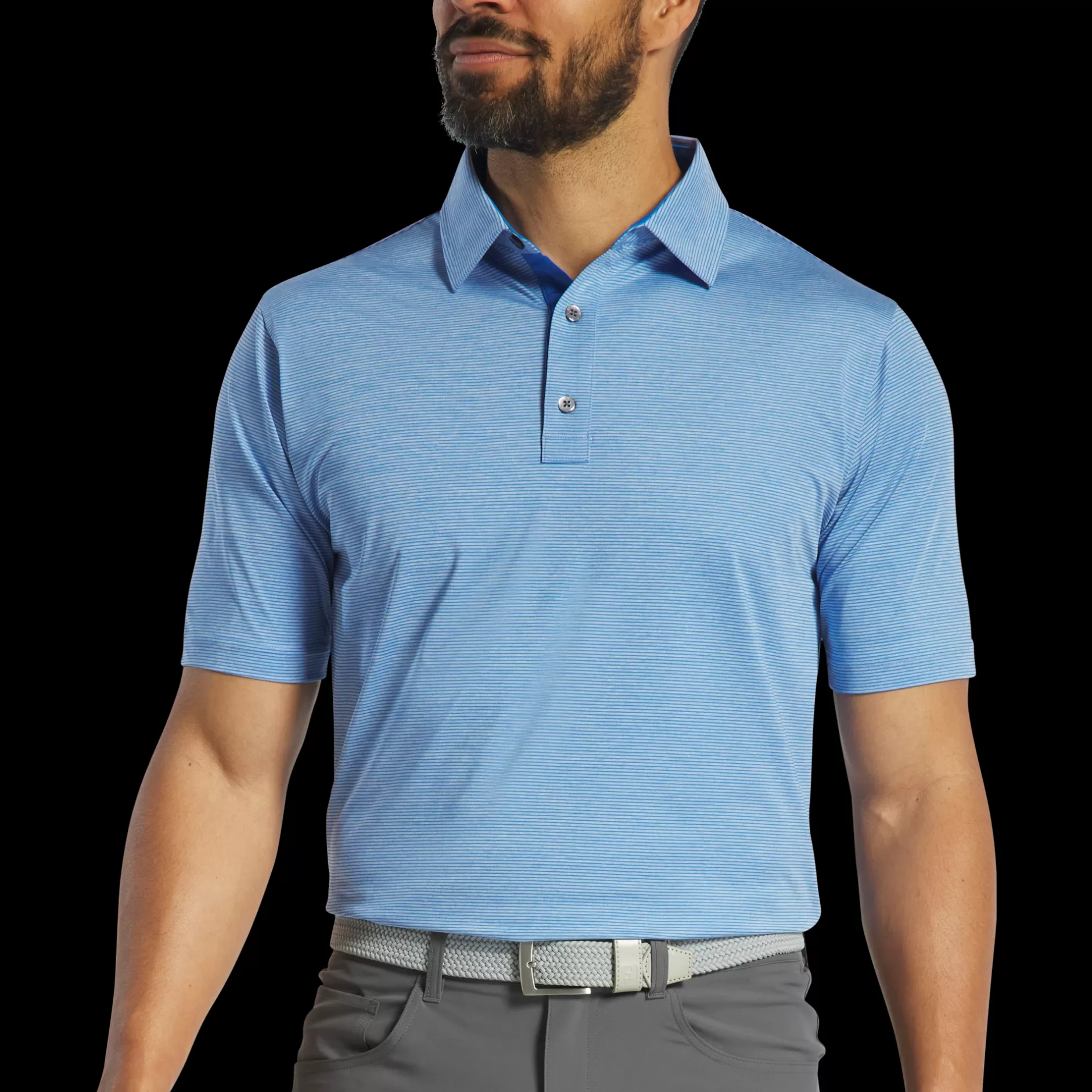Hot Heather Stripe Lisle Shirts