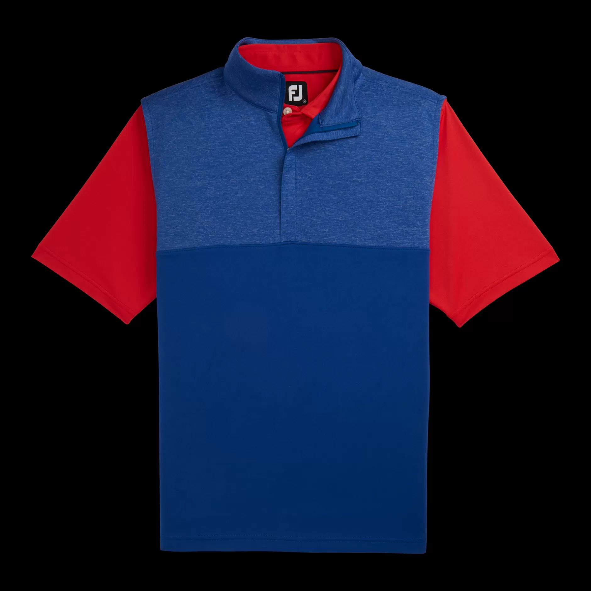 New Heather Yoke Half-Zip Vest Base / Mid-Layers