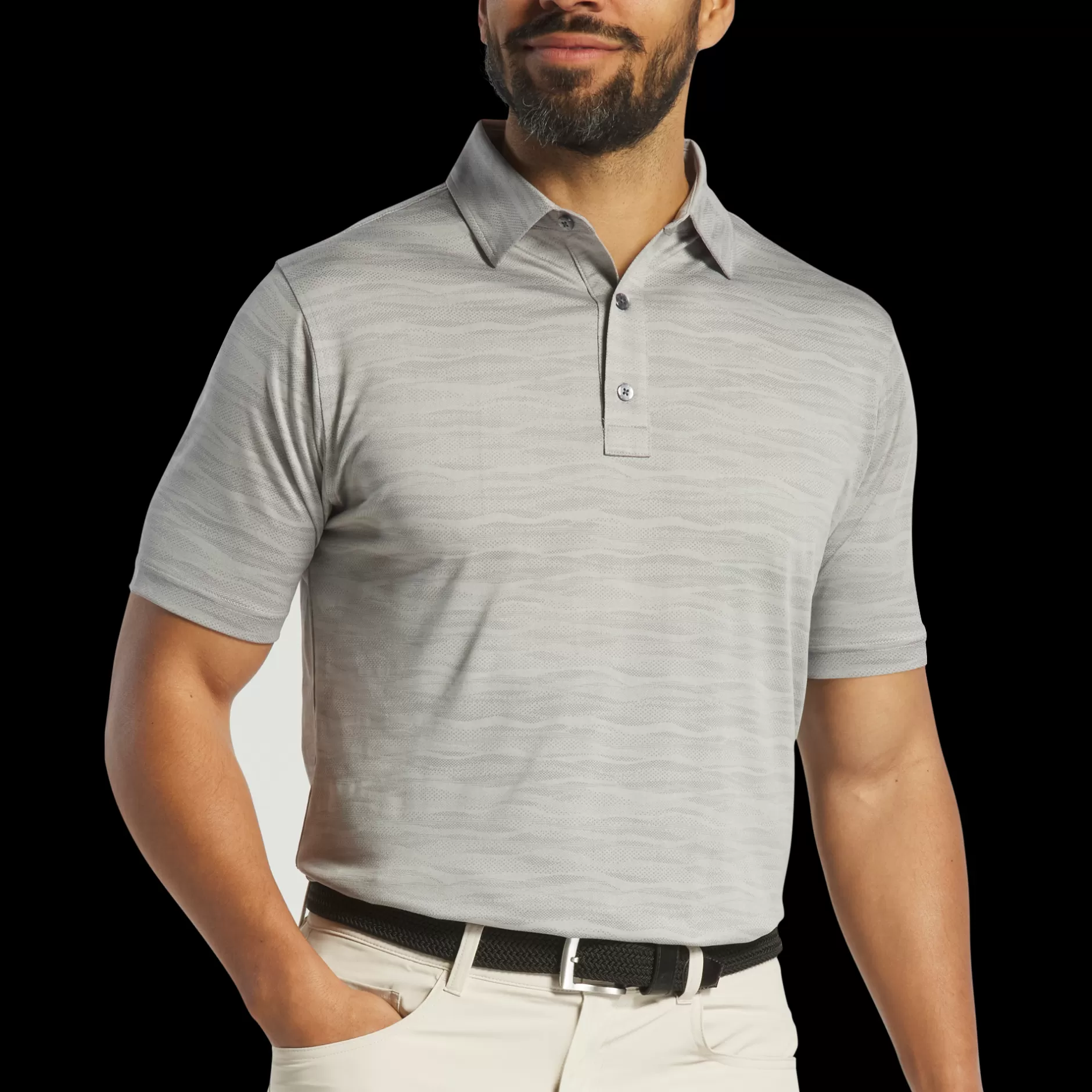 Hot Jacquard Wave Shirts