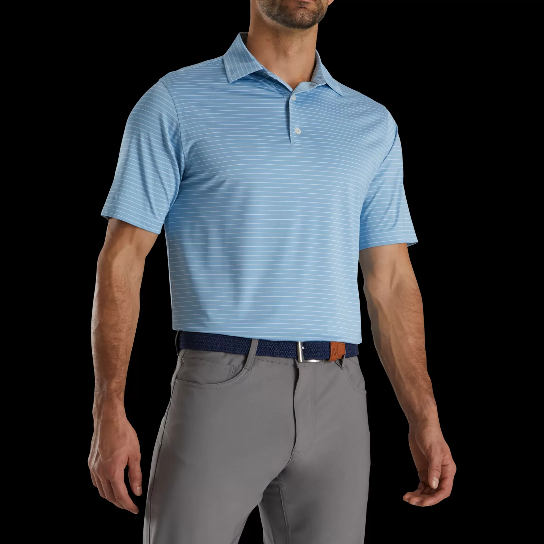 Fashion Pencil Stripe Lisle Shirts