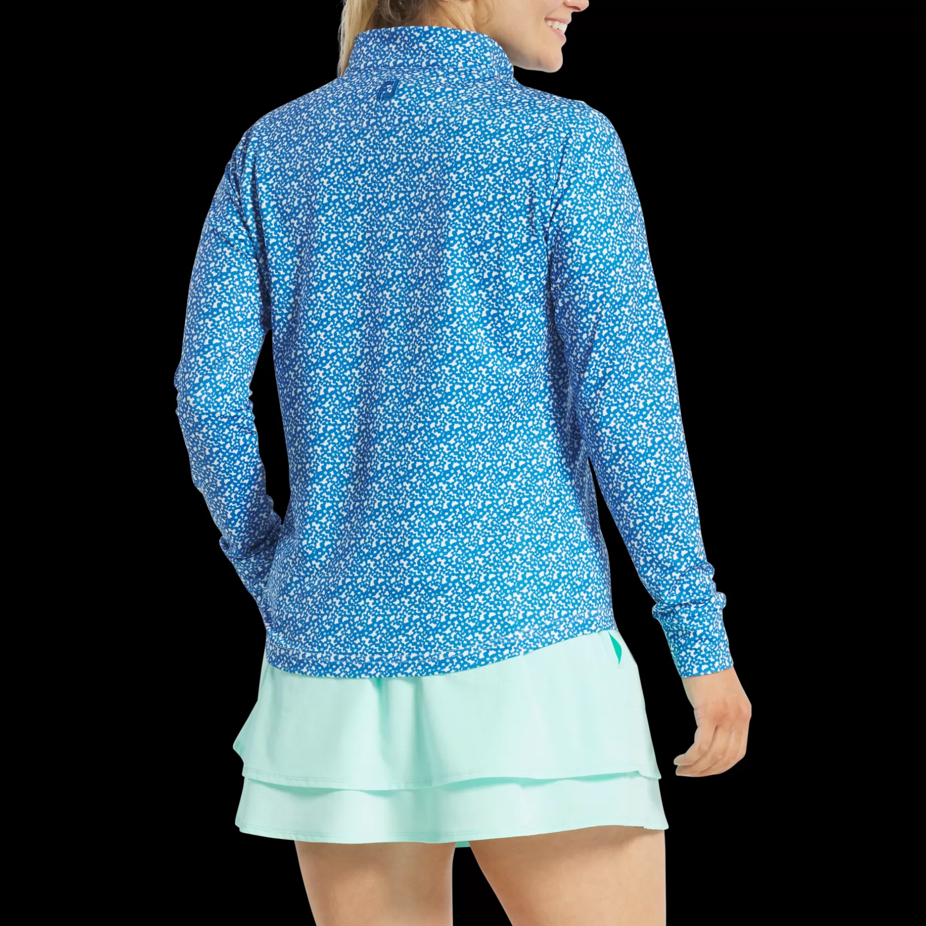 Hot Quarter-Zip Floral Mid-Layer Women Women Base / Mid-Layers
